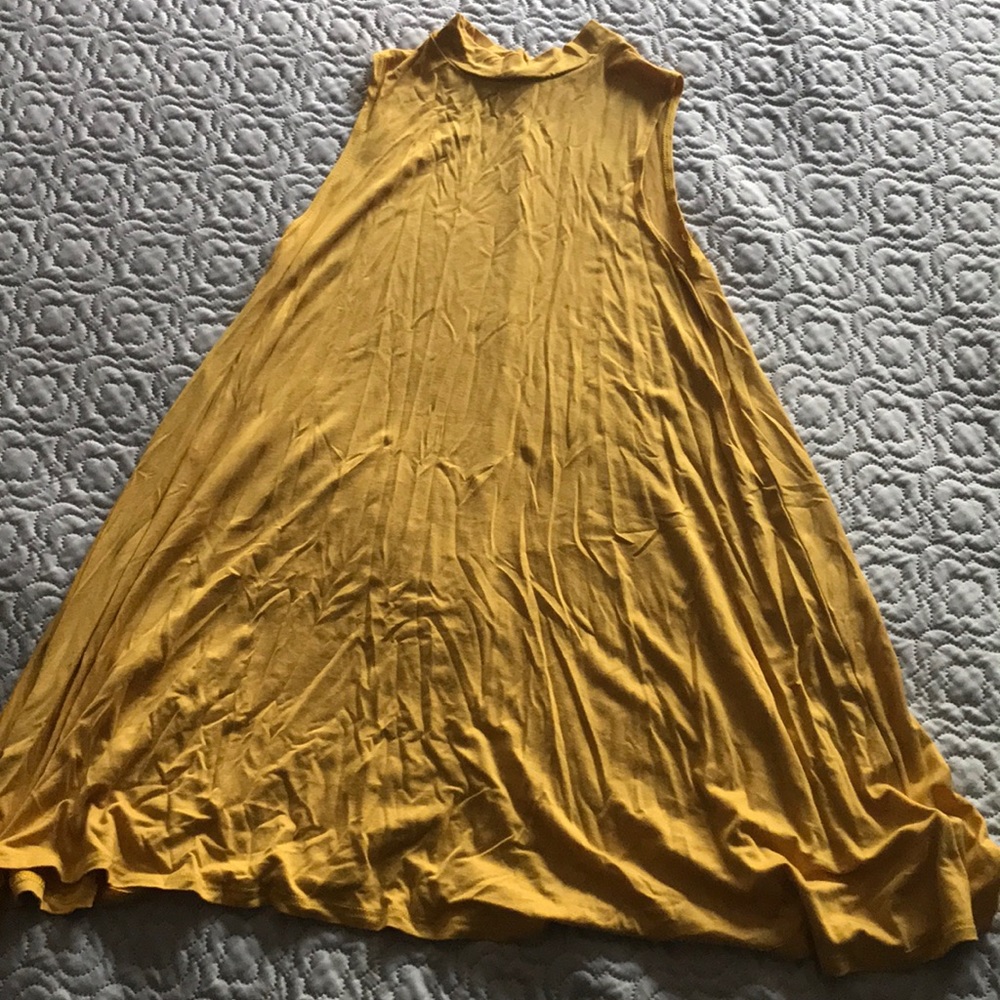 Sleeveless Mock Turtleneck Dress